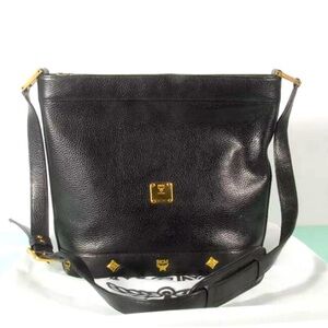 MCM leather crossbody purse